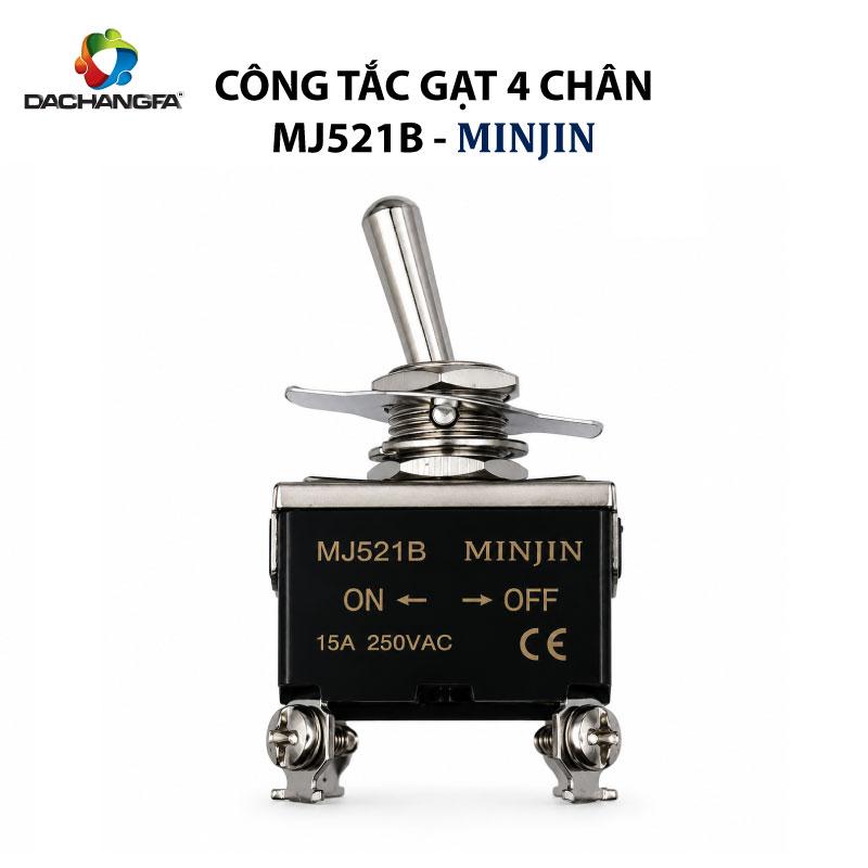 Công Tắc Gạt 4 Chân - MJ521B - MINJIN