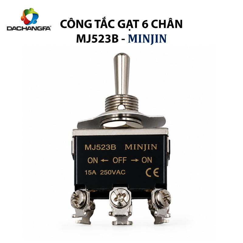 Công Tắc Gạt 6 Chân - MJ523B - MINJIN
