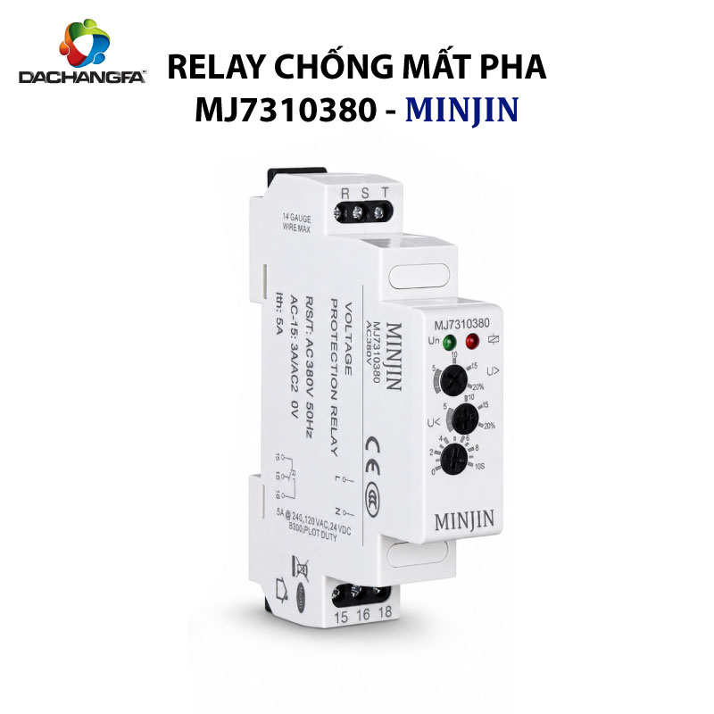 Relay Chống Mất Pha - MJ7310380 - MINJIN