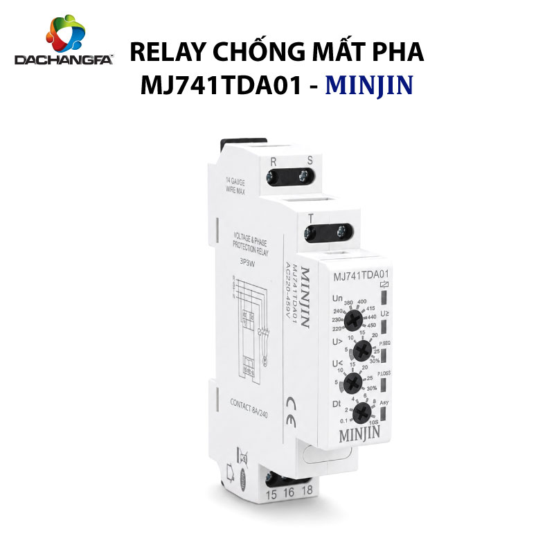 Relay Chống Mất Pha - MJ741TDA01 - MINJIN