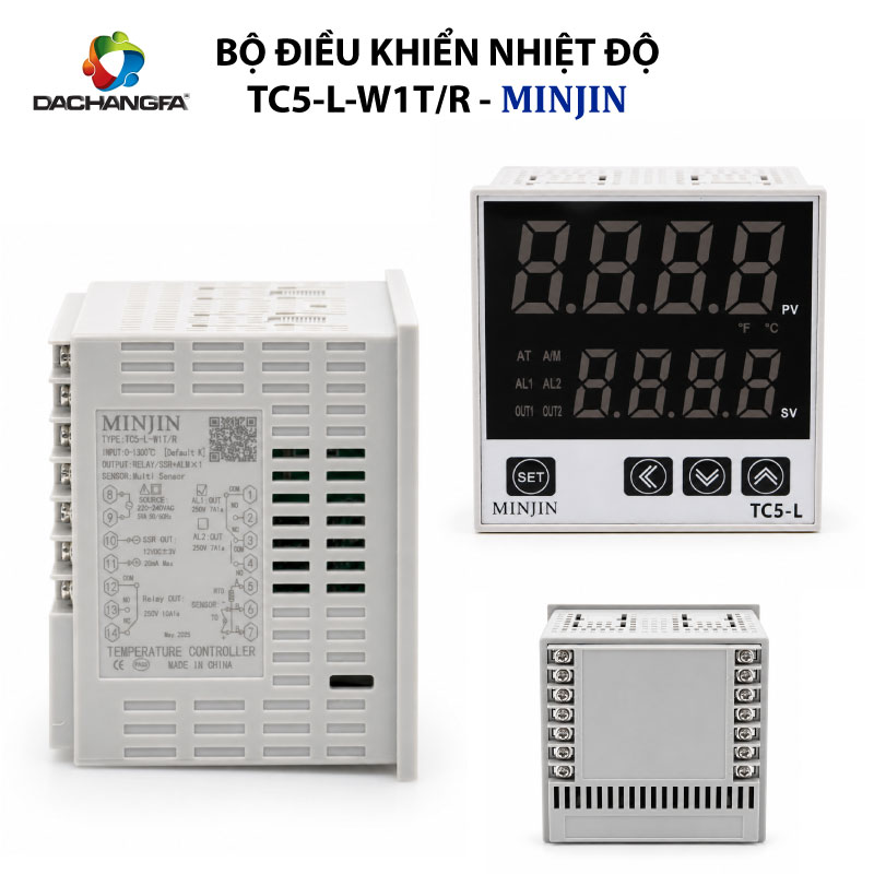 Bộ Điều Khiển Nhiệt Độ -  TC5-L-W1T/R - MINJIN