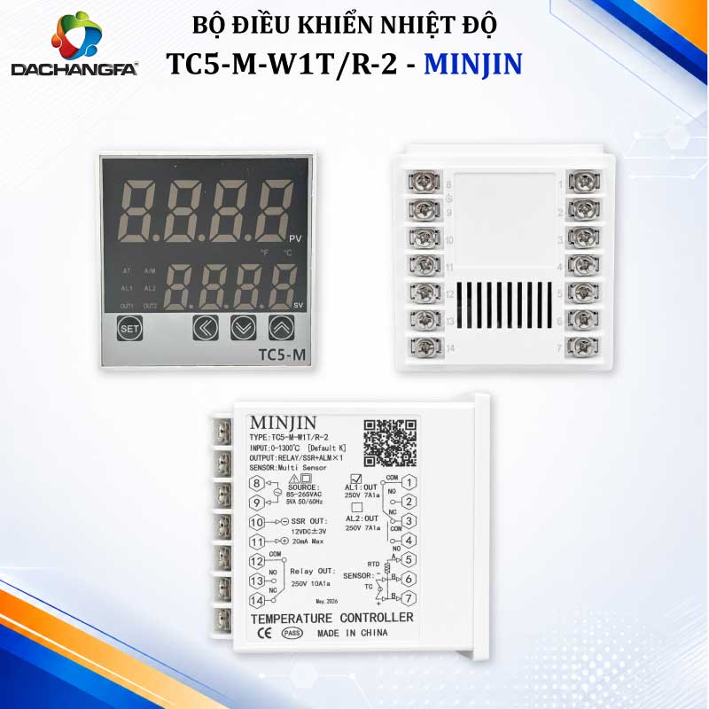 Bộ Điều Khiển Nhiệt Độ -  TC5-M-W1T/R-2 - MINJIN