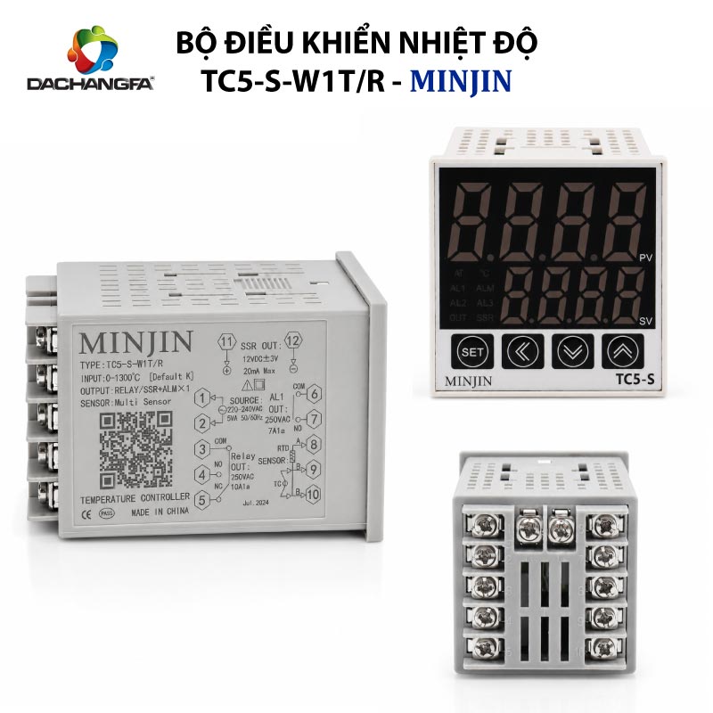 Bộ Điều Khiển Nhiệt Độ -  TC5-S-W1T/R - MINJIN
