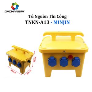 Tủ Nguồn Thi Công Chống Nước IP65 - TNKN-A13 - Không Dây Nguồn - MINJIN