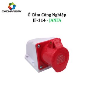 Ổ Cắm Công Nghiệp - JF-114 - 4P-16A-6h ( 3P+E /415V ) -JANFA