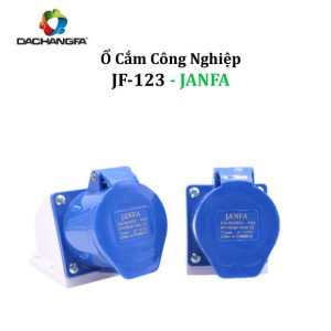 Ổ Cắm Công Nghiệp - JF-123 - 3P-32A-6h ( 2P+E /250V ) - JANFA