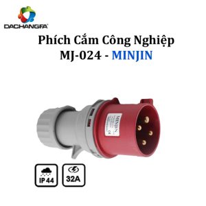 Phích Cắm Công Nghiệp - MJ-024 4P-32A-6h (3P+E /415V ) - MINJIN