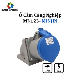 Ổ Cắm Công Nghiệp - MJ-123 - 3P-32A-6h ( 2P+E /250V ) - MINJIN