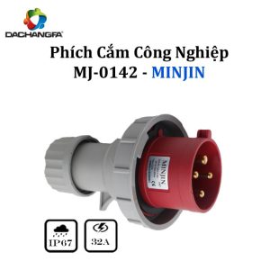 Phích Cắm Công Nghiệp - MJ-0142 - 4P-16A-6h ( 3P+E /415V ) - MINJIN