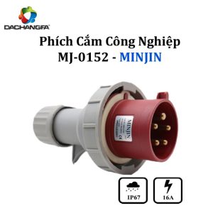 Phích Cắm Công Nghiệp - MJ-0152 - 5P-16A-6h ( 3P+N+E /415V ) - MINJIN