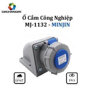 Ổ Cắm Công Nghiệp - MJ-1132 - 3P-16A-6h ( 2P+E /250V ) - MINJIN