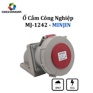 Ổ Cắm Công Nghiệp - MJ-1242 - 4P-32A-6h ( 3P+E /415V ) - MINJIN