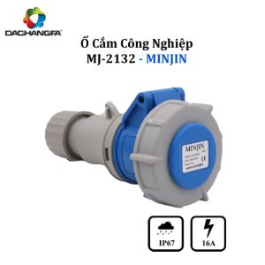 Ổ Cắm Công Nghiệp - MJ-2132 - 3P-16A-6h ( 2P+E /250V ) - MINJIN