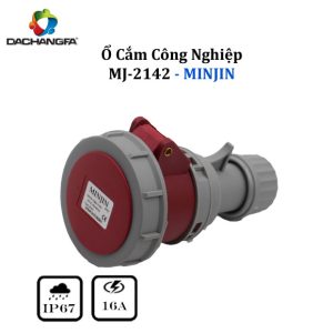 Ổ Cắm Công Nghiệp - MJ-2142 - 4P-16A-6h ( 3P+E /415V ) - MINJIN