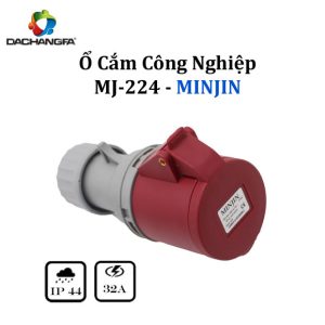 Ổ Cắm Công Nghiệp - MJ-224 - 4P-32A-6h ( 3P+E /415V ) - MINJIN