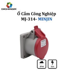 Ổ Cắm Công Nghiệp - MJ-314 - 4P-16A-6h ( 3P+E /415V ) - MINJIN
