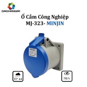 Ổ Cắm Công Nghiệp - MJ-323 - 3P-32A-6h ( 2P+E /250V ) - MINJIN
