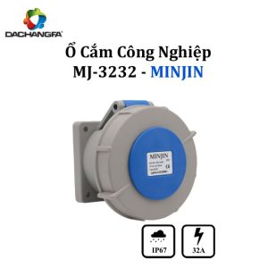 Ổ Cắm Công Nghiệp - MJ-3232 - 3P-32A-6h ( 2P+E /250V ) - MINJIN