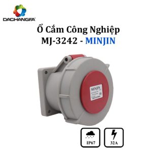 Ổ Cắm Công Nghiệp - MJ-3242 - 4P-32A-6h ( 3P+E /415V ) - MINJIN