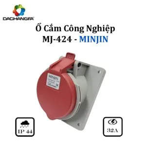 Ổ Âm Nghiêng - MJ-424 - 4P-32A-6h ( 3P+E /415V ) - MINJIN
