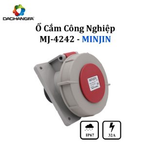 Ổ Cắm Công Nghiệp - MJ-4242 - 4P-32A-6h ( 3P+E /415V ) - MINJIN