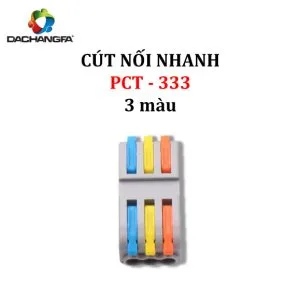 Cút Nối Nhanh PCT - 333 ( 3 ra 3 ) 3 màu
