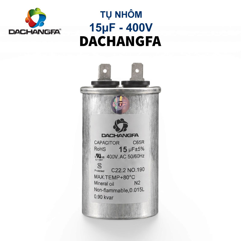 CAPACITOR - Tụ Ngậm Nhôm - 15UF 400V - DACHANGFA