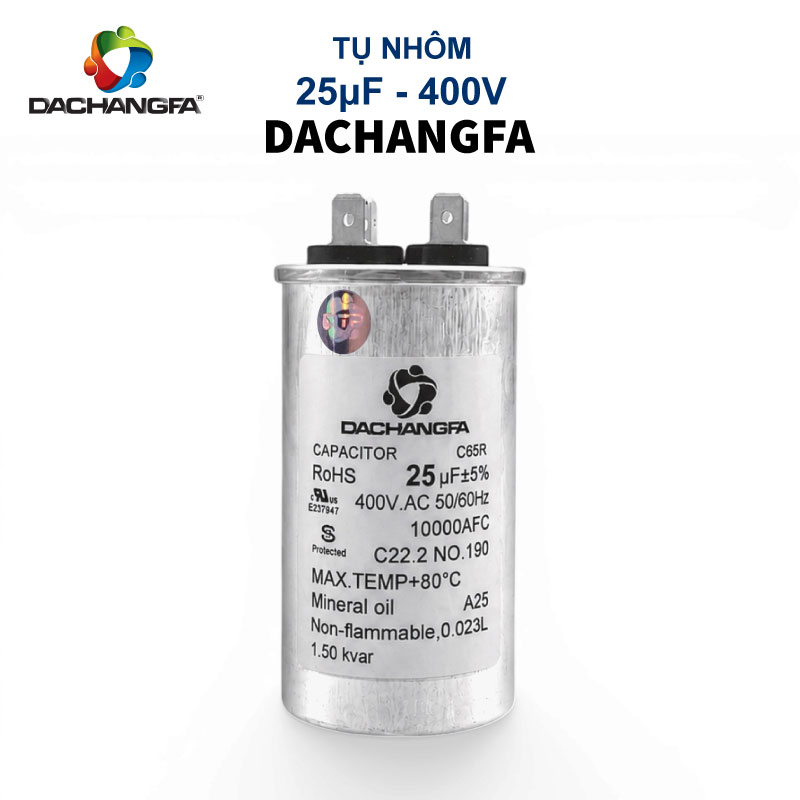 CAPACITOR - Tụ Ngậm Nhôm - 25UF 400V - DACHANGFA