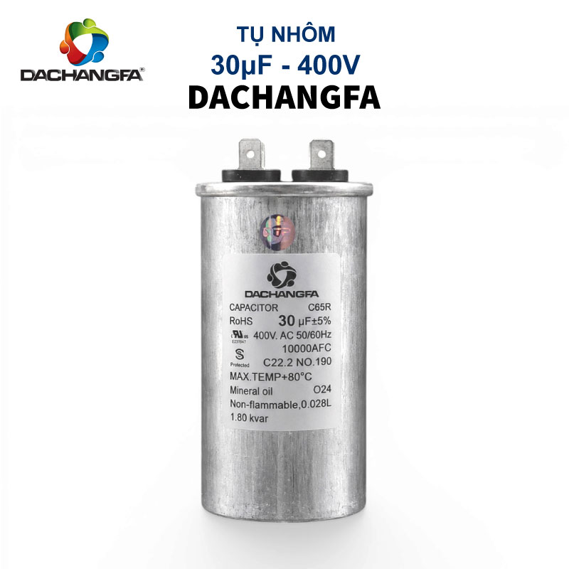 CAPACITOR - Tụ Ngậm Nhôm - 30UF 400V - DACHANGFA