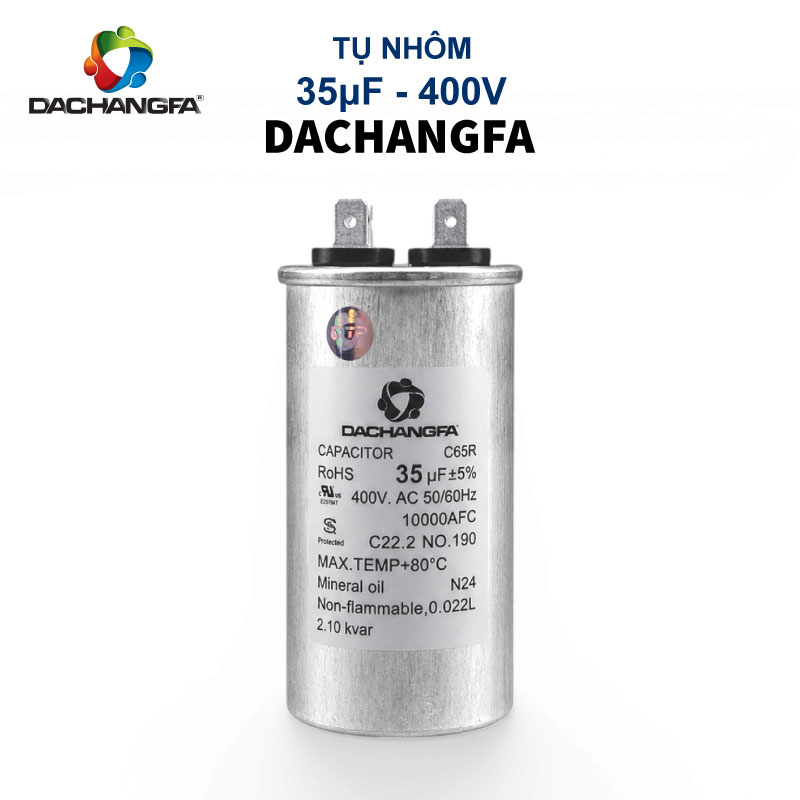 CAPACITOR - Tụ Ngậm Nhôm - 35UF 400V - DACHANGFA