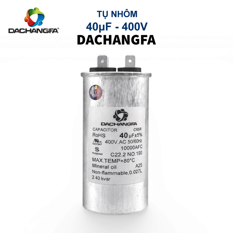 CAPACITOR - Tụ Ngậm Nhôm - 40UF 400V - DACHANGFA
