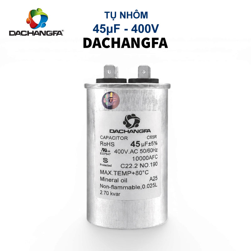 CAPACITOR - Tụ Ngậm Nhôm - 45UF 400V - DACHANGFA