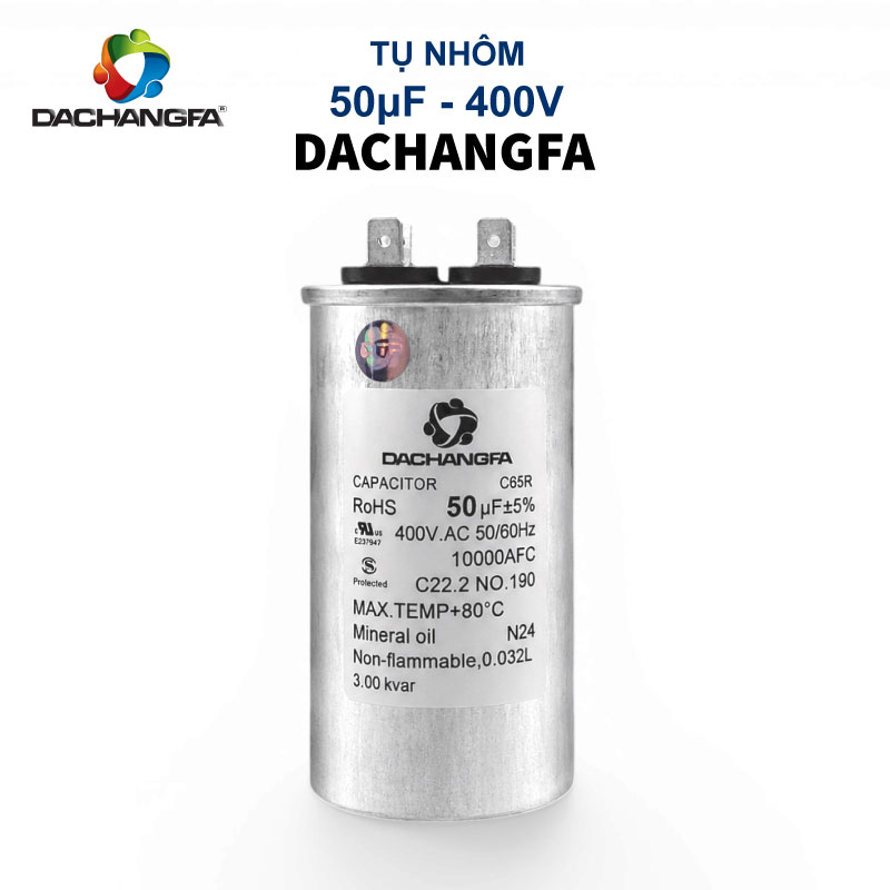 CAPACITOR - Tụ Ngậm Nhôm - 50UF 400V - DACHANGFA