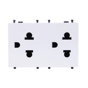 Ổ Cắm Đôi 3 Chấu US Cỡ S Series Q120B-USZ2 - UTEN