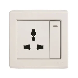 Công tắc 1 chiều - 2 Chiều ổ cắm 3 chấu vuông Series V4.0GK11Z13/N- V4.0GK12Z13/N - UTEN