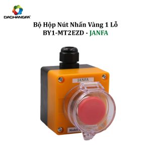 Bộ Hộp Nút Nhấn 1 Lỗ Vàng BY1-MT2EZD - JANFA