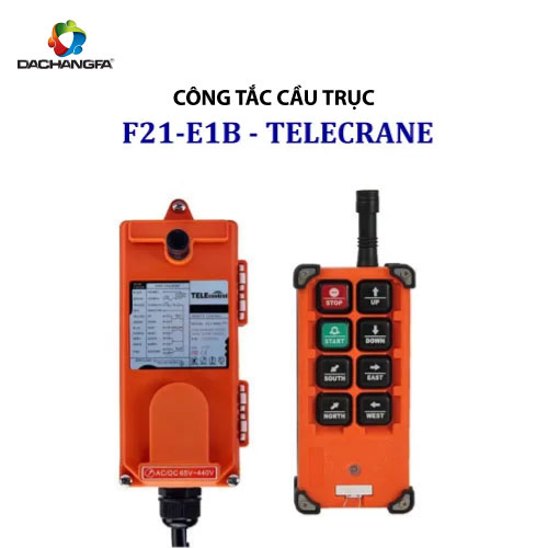 Bộ Điều Khiển Cầu Trục - Palang 8 Nút F21-E1B - AC 380V - TELECRANE