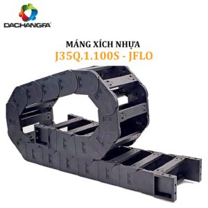 Dây xích - Máng xích nhựa luồng dây - Băng chuyền nhựa - J35Q.1.100S - JFLO