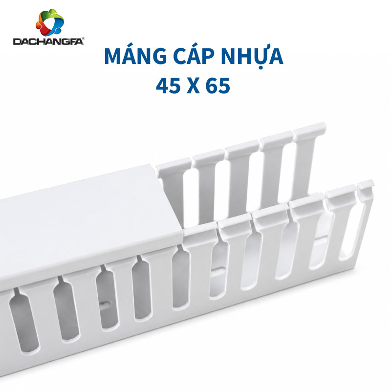 Máng nhựa 45 x 65 - TAIPHACO - Kiểu TAIWAN - Răng cưa