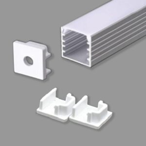 Phụ Kiện Nẹp Nhôm Dùng Cho Dây LED Trong Nhà NST-AB1414 - Nanoco ( Lắp Nổi )