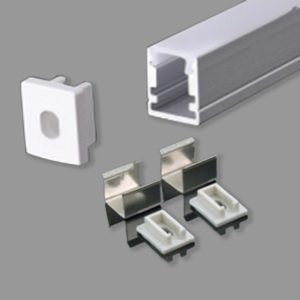 Phụ Kiện Nẹp Nhôm Dùng Cho Dây LED Trong Nhà NST-AB1013 - Nanoco ( Lắp Nổi )