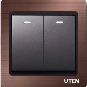 Công tắc đôi 1 chiều - 2 Chiều vuông Series A5GK21 -  A5GK22 - UTEN