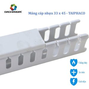 Máng nhựa 33 x 45 - TAIPHACO - Kiểu TAIWAN - Răng cưa