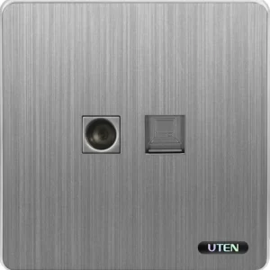 Bộ ổ cắm tivi và mạng vuông Series S300G-TVPC - UTEN