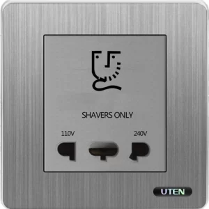 Bộ ổ cắm cạo râu vuông Series S300GZDC - UTEN