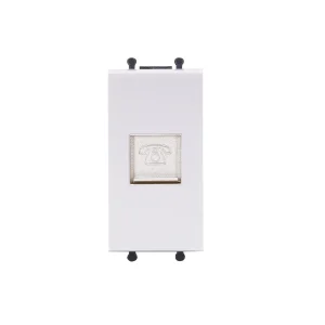 Công Tắc Cảm Ổ Cắm Điện Thoại cỡ S Series Q120B-TEL- UTEN