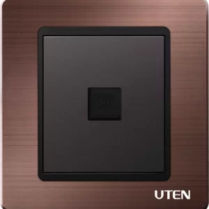 Ổ cắm điện thoại đơn và đôi vuông Series A5G-1TEL - A5G-2TEL UTEN