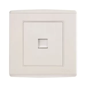 Ổ cắm điện thoại đơn và đôi vuông Series V4.0G-1TEL - V4.0G-2TEL UTEN
