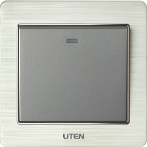 Bộ một công tắc 1 chiều và 2 chiều vuông Series V6.0GK11 - V6.0GK12 - UTEN