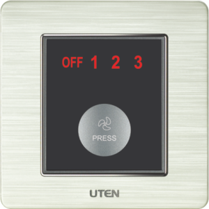Nút nhấn điều chỉnh mức độ gió vuông V6.0G-1D/F - UTEN